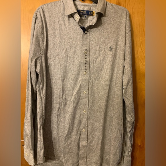 Ralph Lauren Men Knit Shirt 👕 long sleeve XL Brand New with tags 🏷️ - Picture 1 of 5